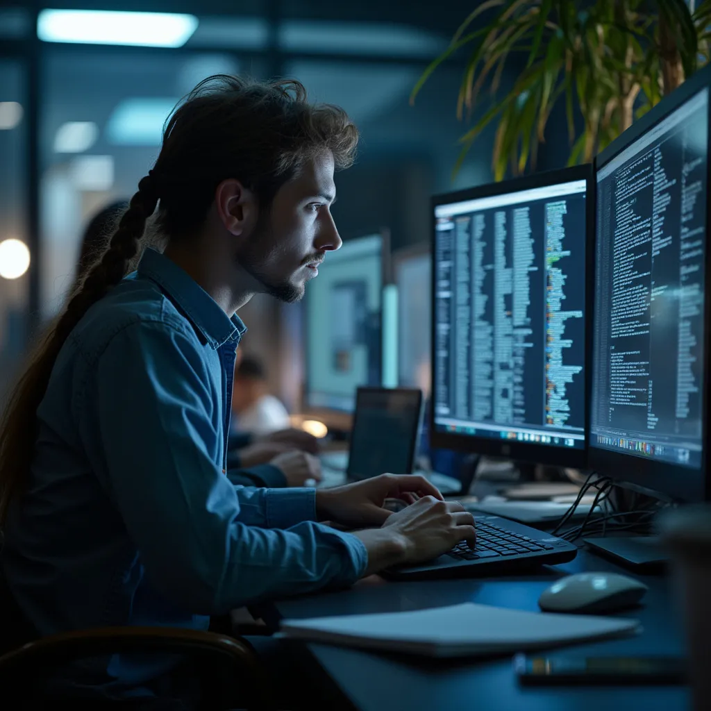Hackathon nocturno en campus